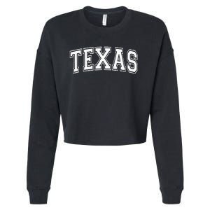 Texas Cropped Pullover Crew