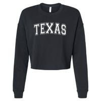 Texas Cropped Pullover Crew