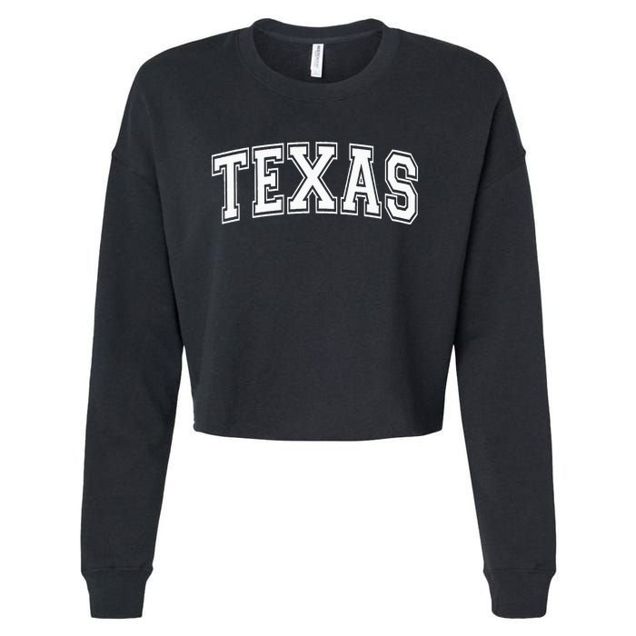 Texas Cropped Pullover Crew