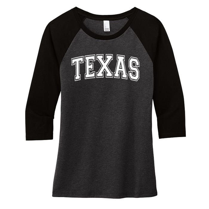 Texas Women's Tri-Blend 3/4-Sleeve Raglan Shirt