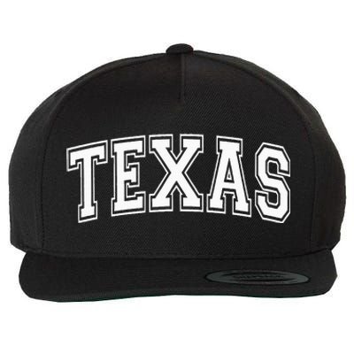 Texas Wool Snapback Cap