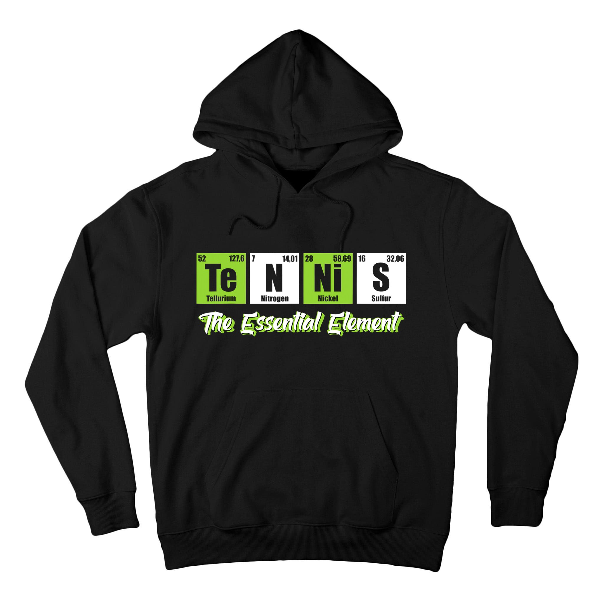 Tennis The Essential Element Funny Love Tennis Tall Hoodie