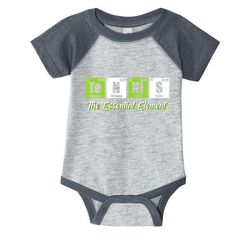 Tennis The Essential Element Funny Love Tennis Infant Baby Jersey Bodysuit