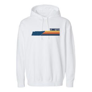 Retro Vintage Tennessee Garment-Dyed Fleece Hoodie