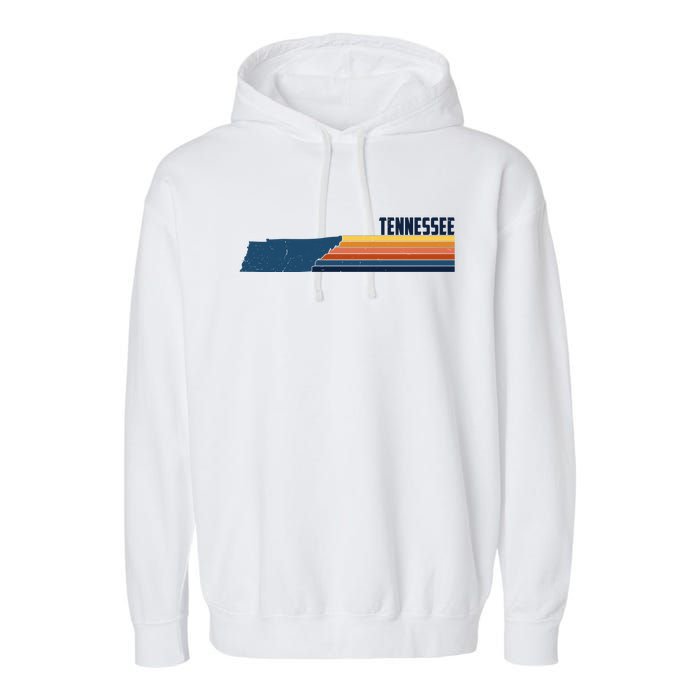 Retro Vintage Tennessee Garment-Dyed Fleece Hoodie