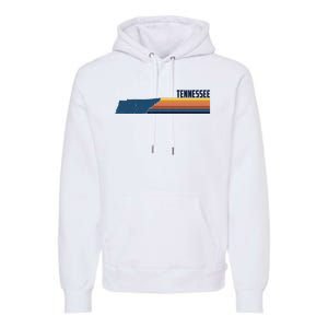 Retro Vintage Tennessee Premium Hoodie