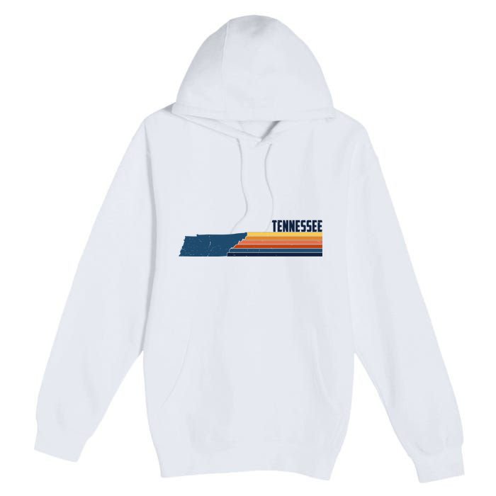 Retro Vintage Tennessee Premium Pullover Hoodie