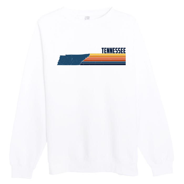 Retro Vintage Tennessee Premium Crewneck Sweatshirt