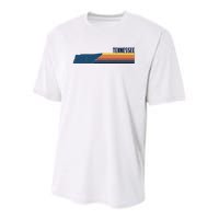 Retro Vintage Tennessee Youth Performance Sprint T-Shirt