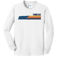 Retro Vintage Tennessee Kids Long Sleeve Shirt