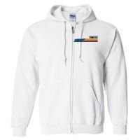 Retro Vintage Tennessee Full Zip Hoodie