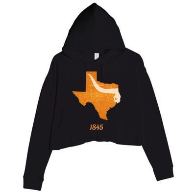 Texas Crop Fleece Hoodie