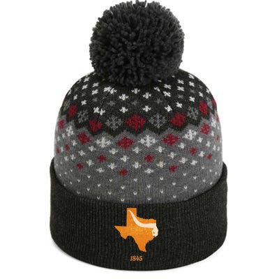 Texas The Baniff Cuffed Pom Beanie