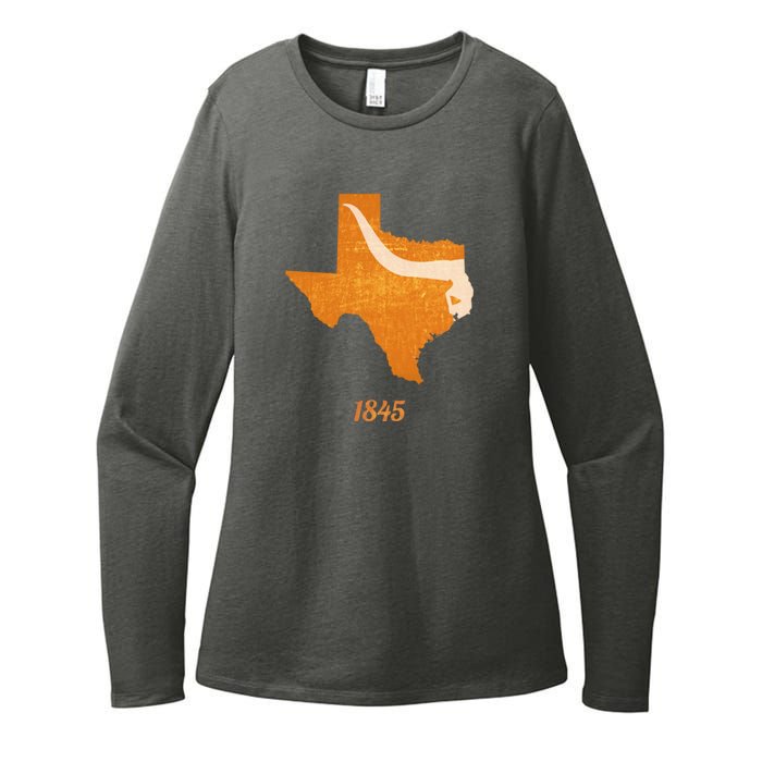 Texas Womens CVC Long Sleeve Shirt