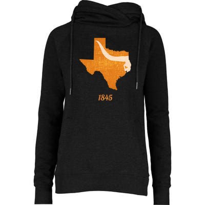 Texas Womens Funnel Neck Pullover Hood