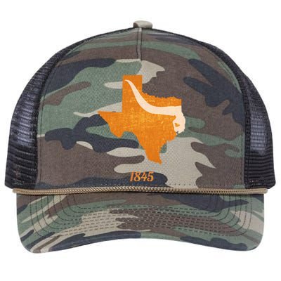 Texas Retro Rope Trucker Hat Cap