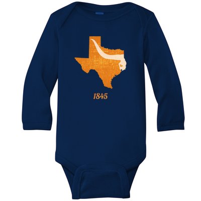 Texas Baby Long Sleeve Bodysuit