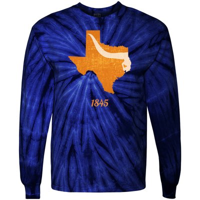 Texas Tie-Dye Long Sleeve Shirt