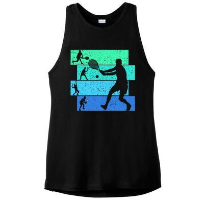 Tennis Ladies PosiCharge Tri-Blend Wicking Tank