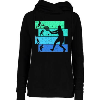 Tennis Womens Funnel Neck Pullover Hood