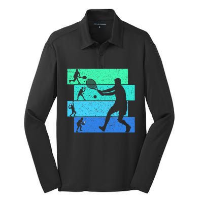 Tennis Silk Touch Performance Long Sleeve Polo