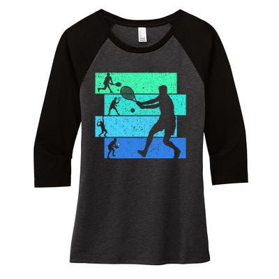 Tennis Women's Tri-Blend 3/4-Sleeve Raglan Shirt