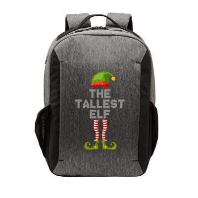 The Tallest Elf Funny Matching Christmas Vector Backpack