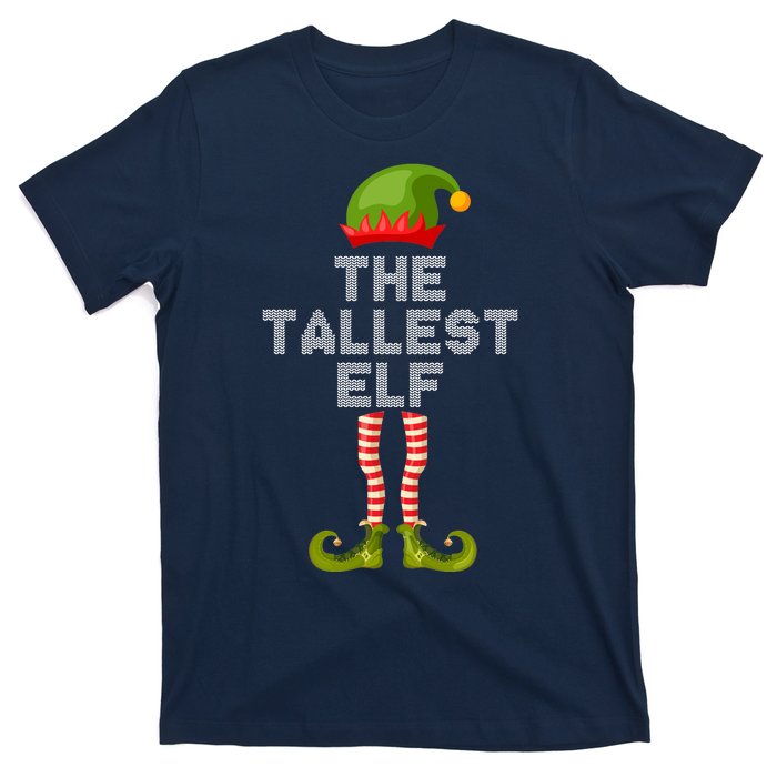 The Tallest Elf Funny Matching Christmas T-Shirt