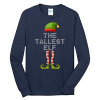 The Tallest Elf Funny Matching Christmas Tall Long Sleeve T-Shirt