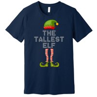 The Tallest Elf Funny Matching Christmas Premium T-Shirt