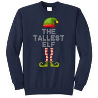 The Tallest Elf Funny Matching Christmas Tall Sweatshirt