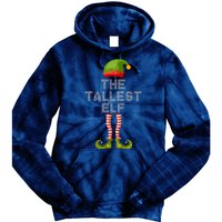 The Tallest Elf Funny Matching Christmas Tie Dye Hoodie