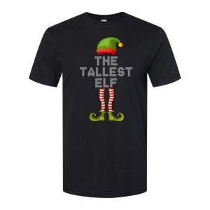 The Tallest Elf Funny Matching Christmas Softstyle CVC T-Shirt