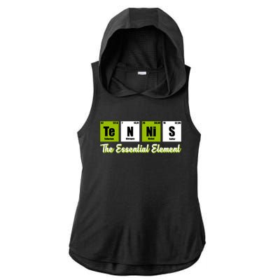 Tennis The Essential Element Ladies PosiCharge Tri-Blend Wicking Draft Hoodie Tank