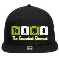 Tennis The Essential Element 7 Panel Mesh Trucker Snapback Hat