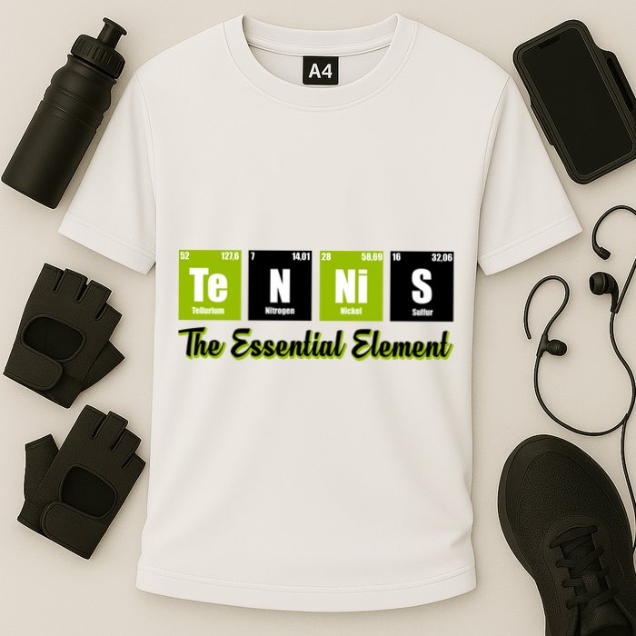 Tennis The Essential Element Cooling Performance Crew T-Shirt