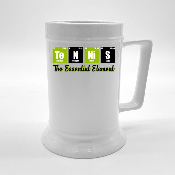 Tennis The Essential Element Beer Stein