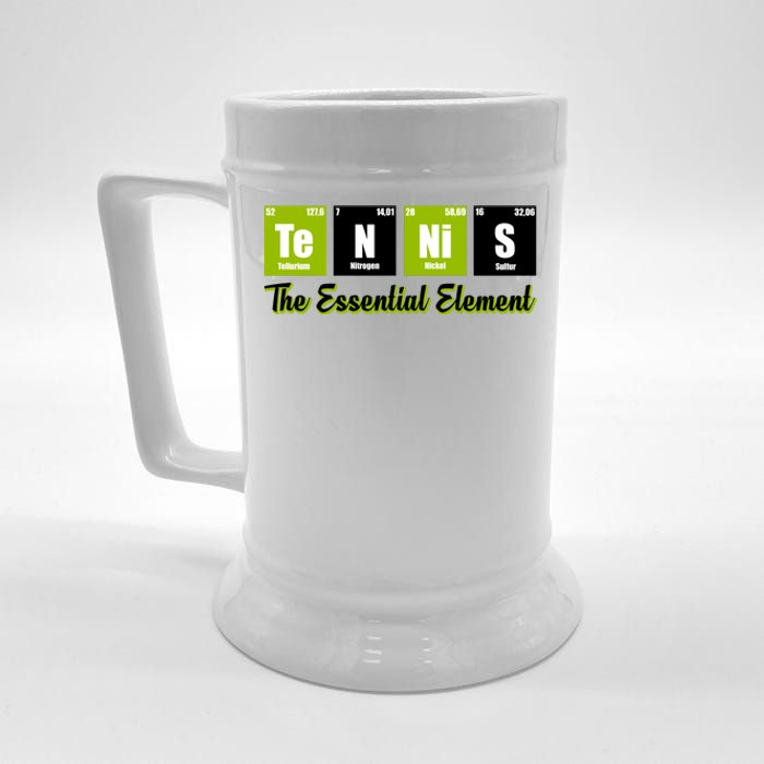 Tennis The Essential Element Beer Stein