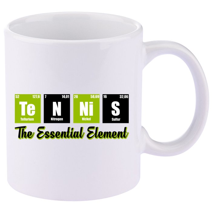 Tennis The Essential Element 11oz C Handle Ceramic Mug