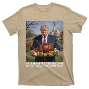 Trump Tremendous Easter Ham Funny Easter Celebration T-Shirt