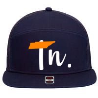 Tennessee 7 Panel Mesh Trucker Snapback Hat