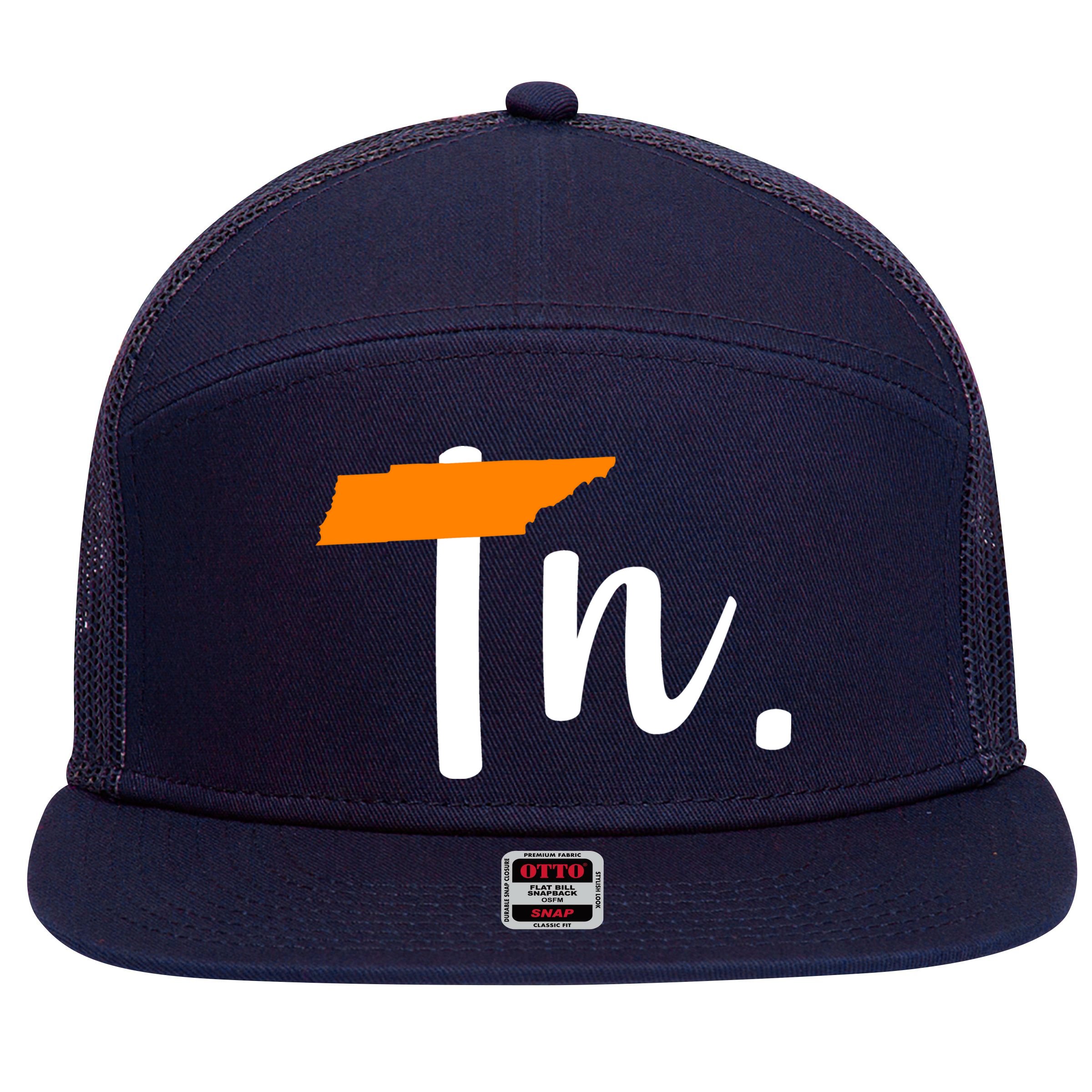 Tennessee 7 Panel Mesh Trucker Snapback Hat