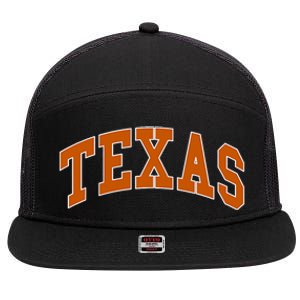 Texas 7 Panel Mesh Trucker Snapback Hat