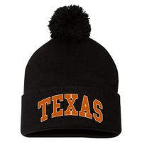 Texas Pom Pom 12in Knit Beanie