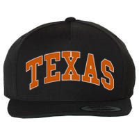 Texas Wool Snapback Cap