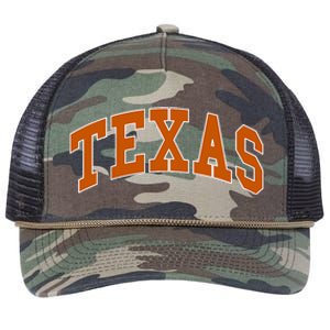 Texas Retro Rope Trucker Hat Cap