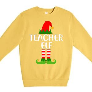 The Teacher Elf Premium Crewneck Sweatshirt