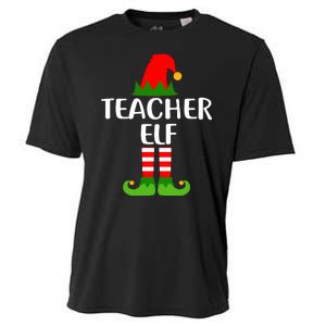 The Teacher Elf Cooling Performance Crew T-Shirt