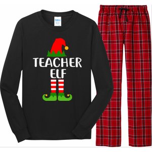 The Teacher Elf Long Sleeve Pajama Set