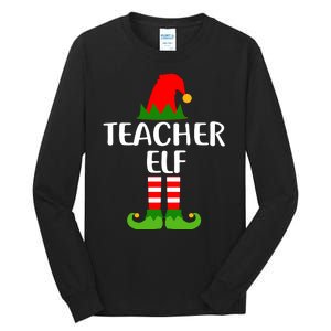 The Teacher Elf Tall Long Sleeve T-Shirt